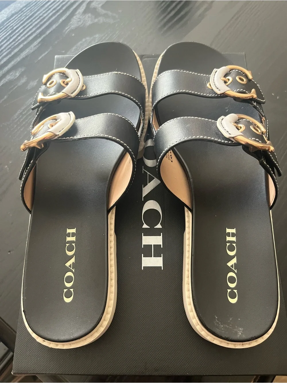 Coach stylish slides